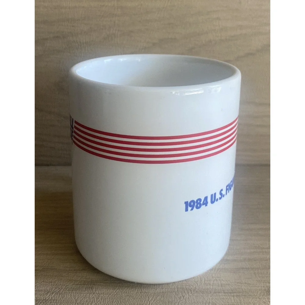 US OLYMPIC FIGURE SKATING 1984 TEAM Coffee Mug Cup Maxwell House Pfaltzgraff